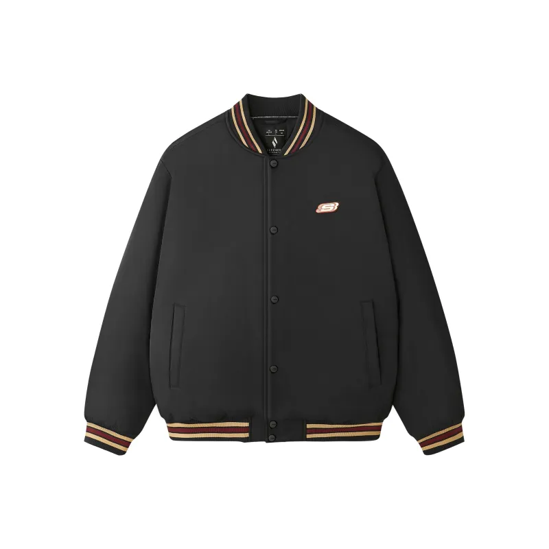 Skechers Baseball Jacket Unisex Carbon Black-0