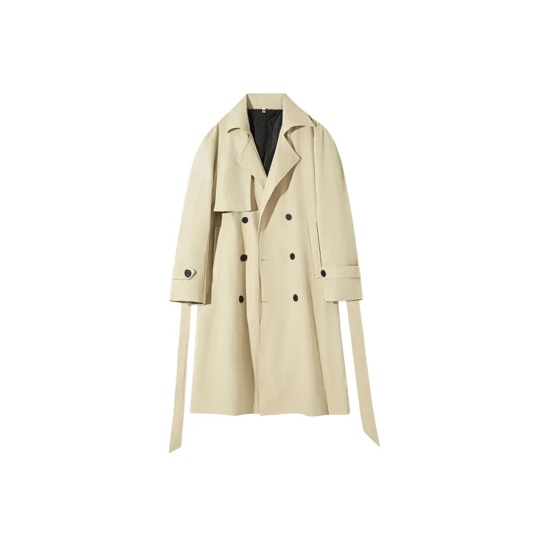 SWAMP AREA Trench Coats Unisex-5