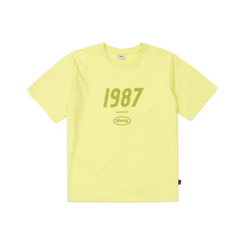 Mmlg SS25 T Shirt Unisex Milk Yellow