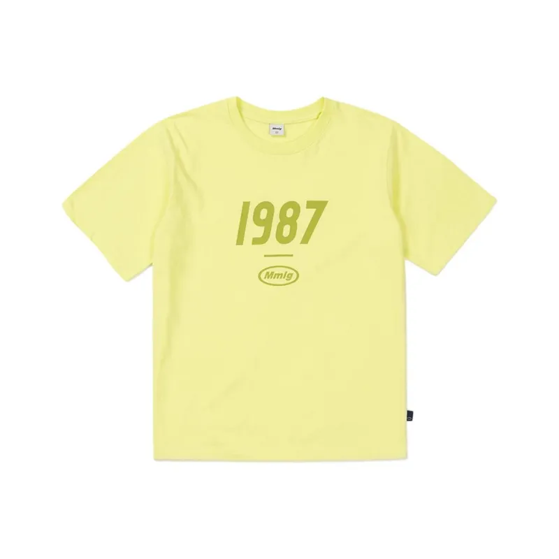 Mmlg SS25 T Shirt Unisex Milk Yellow-0