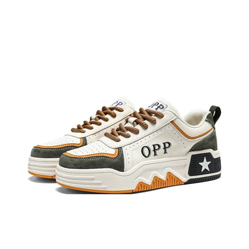 OPP Cushioning Lightweight Breathable Height Increasing Low Top Skateboard Shoes Men's-2