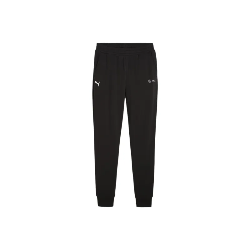 PUMA Mercedes-AMG Petronas Motorsport Men's ESS Pants Knitted Sports Pants Men's Black-0