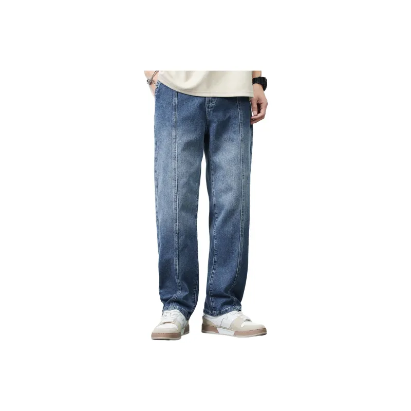 Tonlion Jeans Men Denim Blue-0