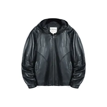MCS Leather Jackets Men Black