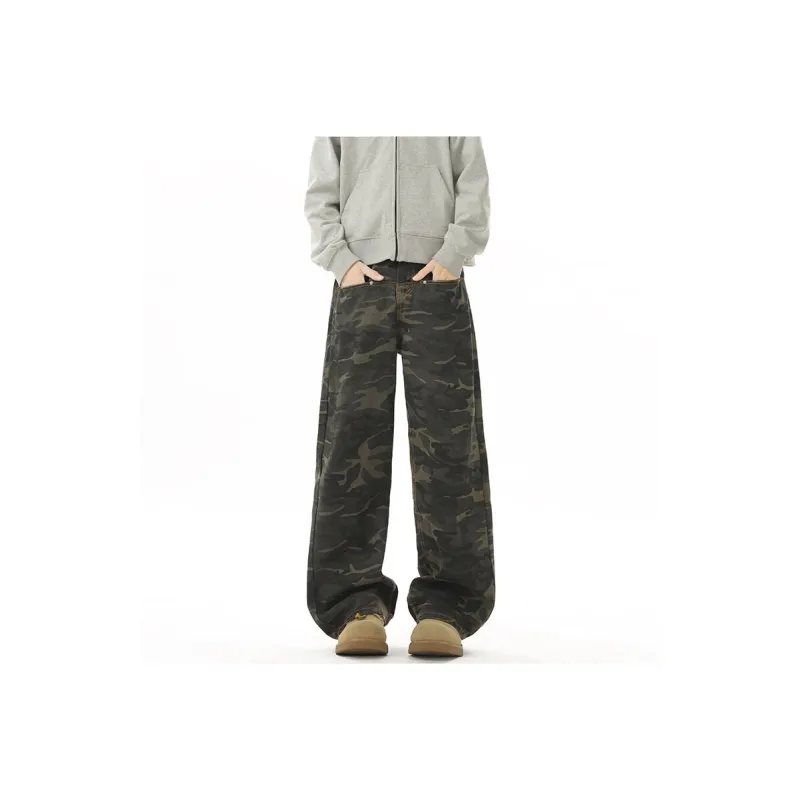 ROOMBOSE Casual Pants Unisex Army Green-0