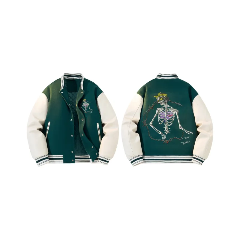 *EVAE+MOB Dreadlocks Series Baseball Jacket Unisex-13