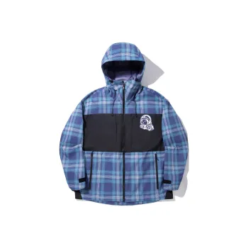 LiNing x BILLIONAIRE BOYS CLUB Trench Coat Men's Misty Blue All Over Print
