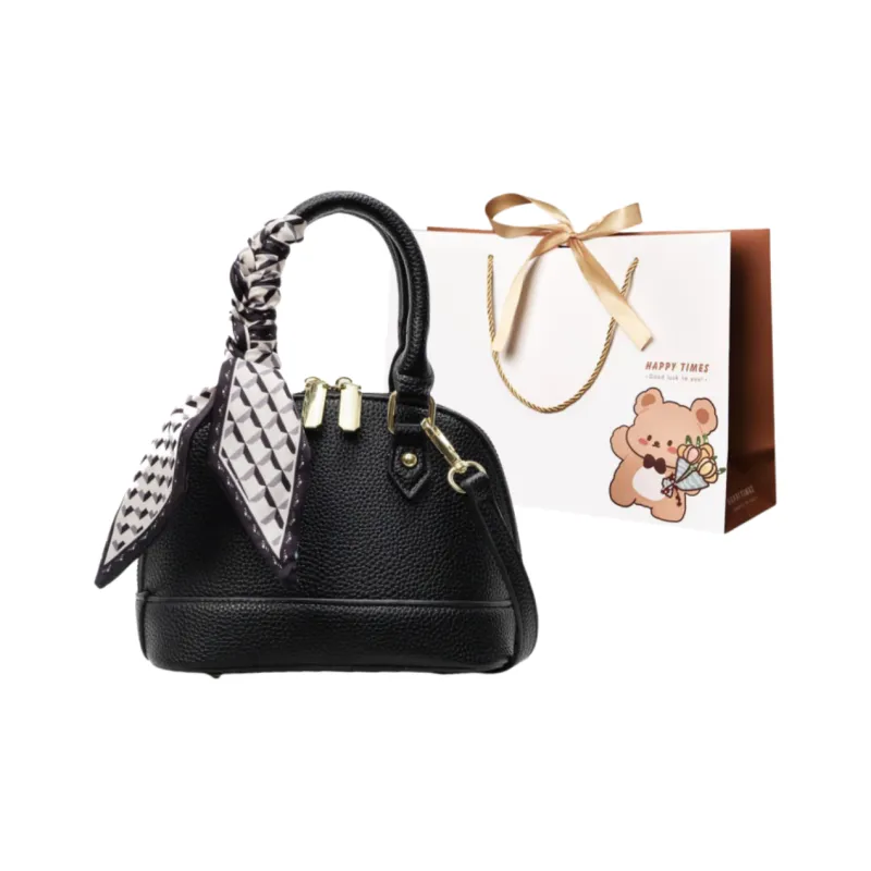 ERANGBEAR PU Dome Bag Handbag Women's Multicolor-7