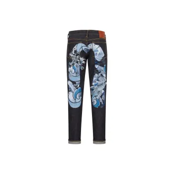 EVISU Jeans Men Denim Blue