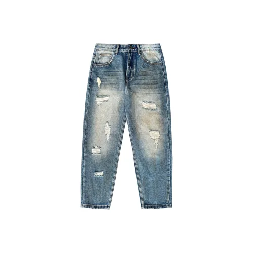 FAR BACK Jeans Unisex Vintage Blue