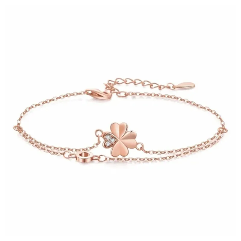 Lao Feng Xiang Sterling Silver 990 Bracelets Women's-0