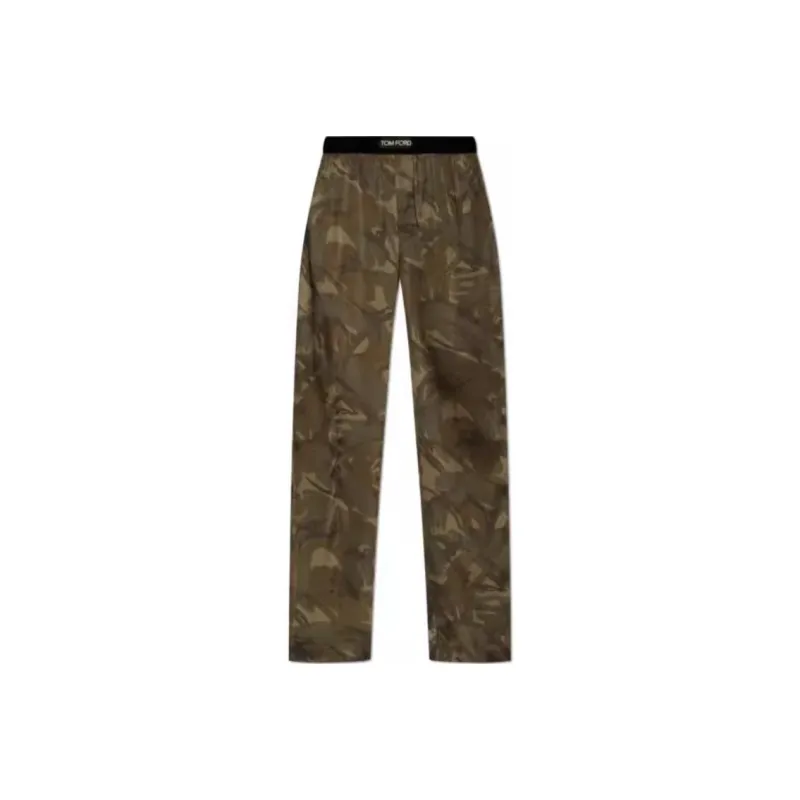 TOM FORD Camouflage Printed Straight Leg Pants-0
