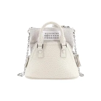 Maison Margiela Numbers Patch Zipped Mini Shoulder Bag