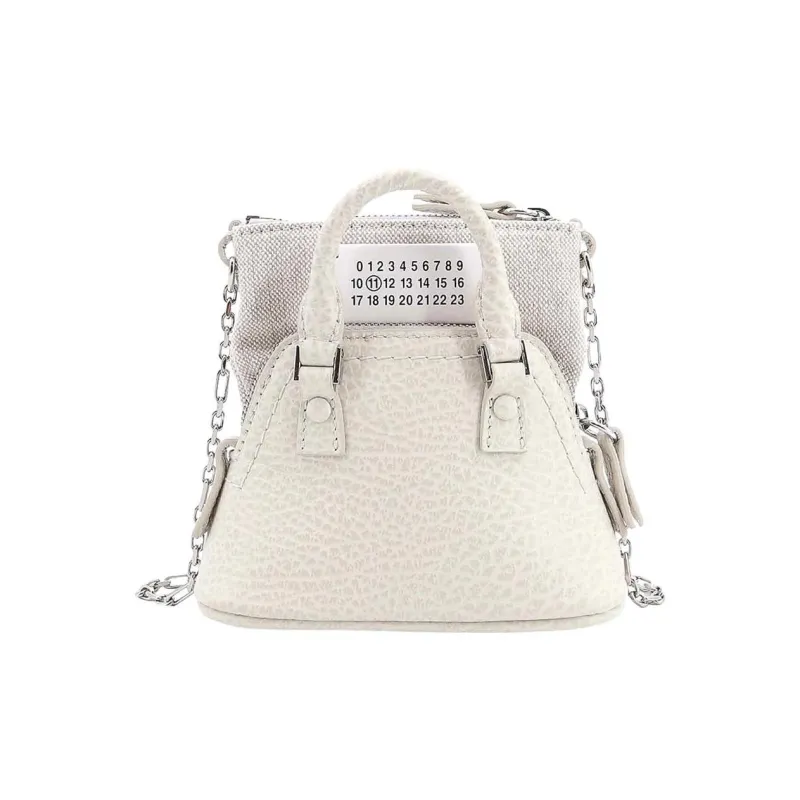 Maison Margiela Numbers Patch Zipped Mini Shoulder Bag-0