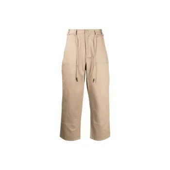 CLOT Carpenter Leopard print Trim Trousers