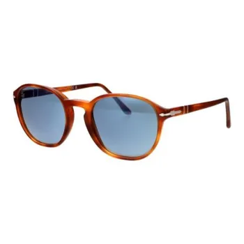 PERSOL Acetate Irregular Shape Sunglasses Unisex Brown