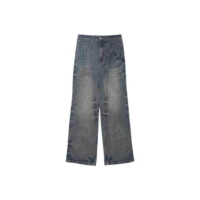 UNVESNO Jeans Unisex Azure Blue-0