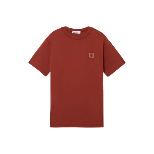 STONE ISLAND T Shirt Men's Copper