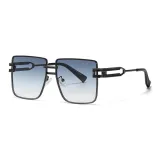 Gunmetal Frame with Blue Lens