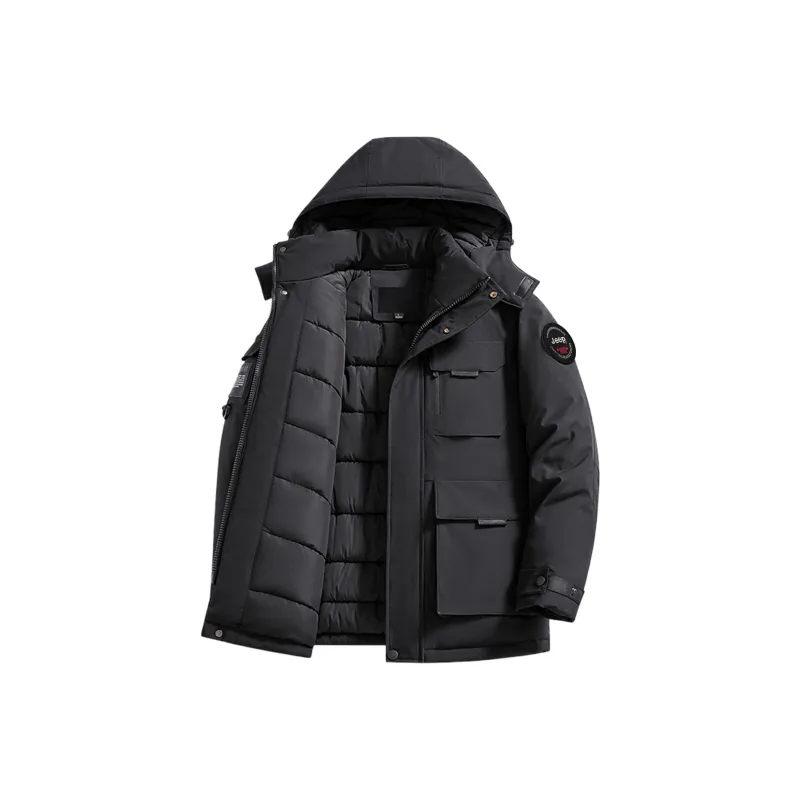 Jeep Keep Warm And Windproof Windbreaker Jacket Puffer Jacket Unisex-0