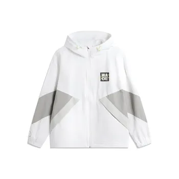 LiNing Basketball Collection Trench Coat Men's Standard White