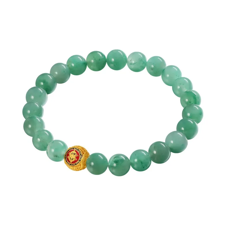 JINGUIFU Natural African Emerald Bracelets Women's-1