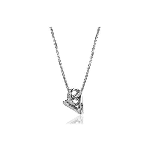 FOREVER MELODY Titanium Steel Necklaces Men's