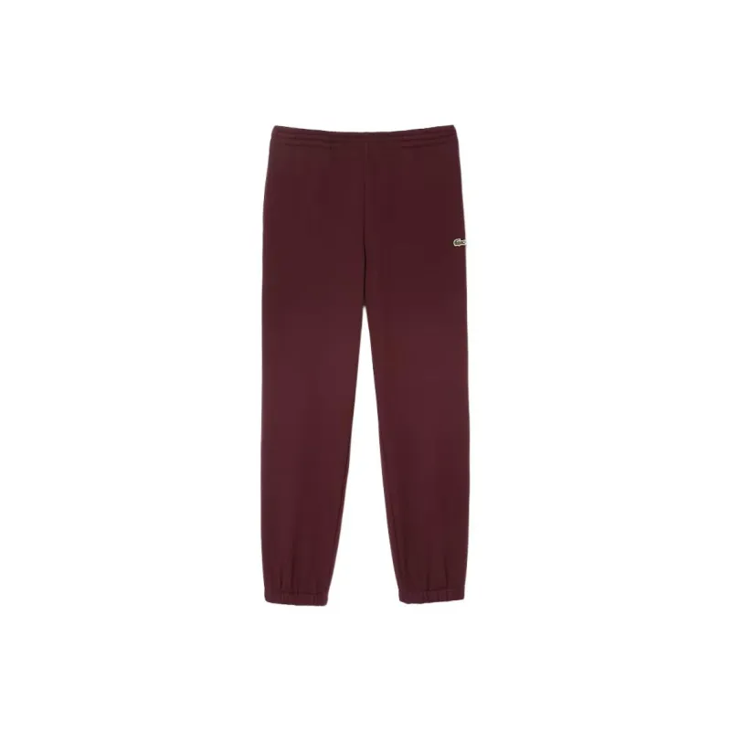 LACOSTE Knitted Sports Pants Men's Bordeaux Red-0