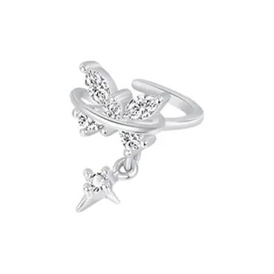 NVBBK S925 Silver Clip On Earrings Women's-0