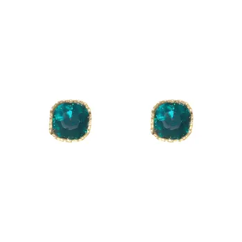 QIANFANGDAHUANGYE Zircon Stud Earrings Women's