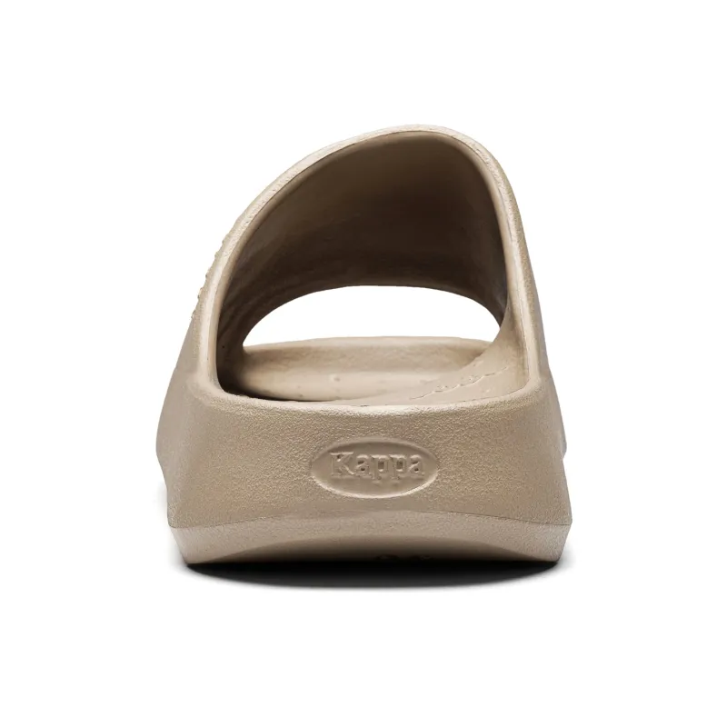 Kappa Quiet Odor Resistant Slide Slippers Unisex Brown-4