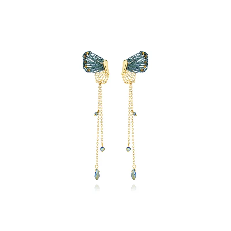 VIOLET S925 Silver Earrings Women's-0