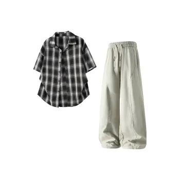 FAKE VINTAGE Shirt Matching Set Unisex