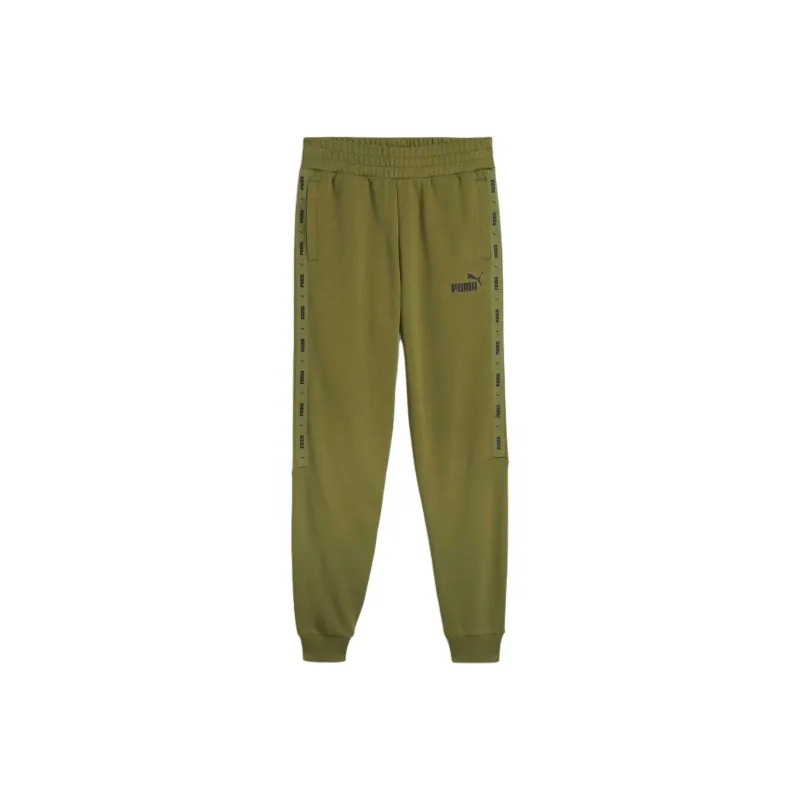 PUMA Knitted Sports Pants Men's Olive Green-0