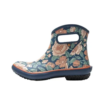 BOGS Patch Slip Ons Ankle Boots Women's Blue