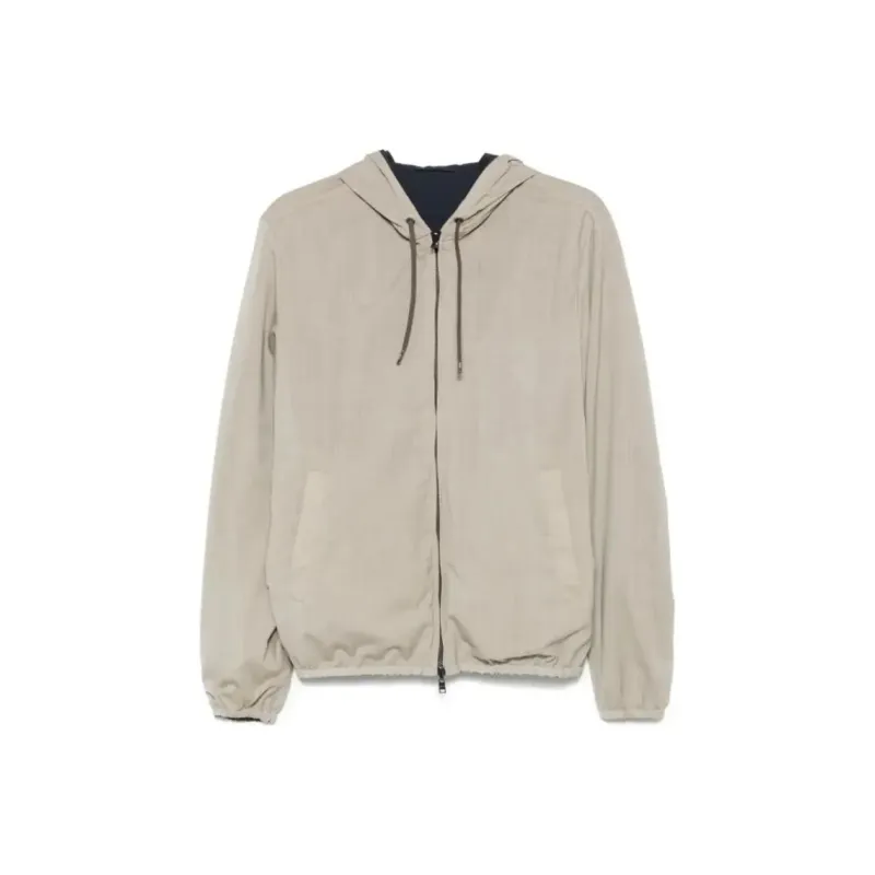 HERNO Reversible Drawstring Hooded Jacket-0