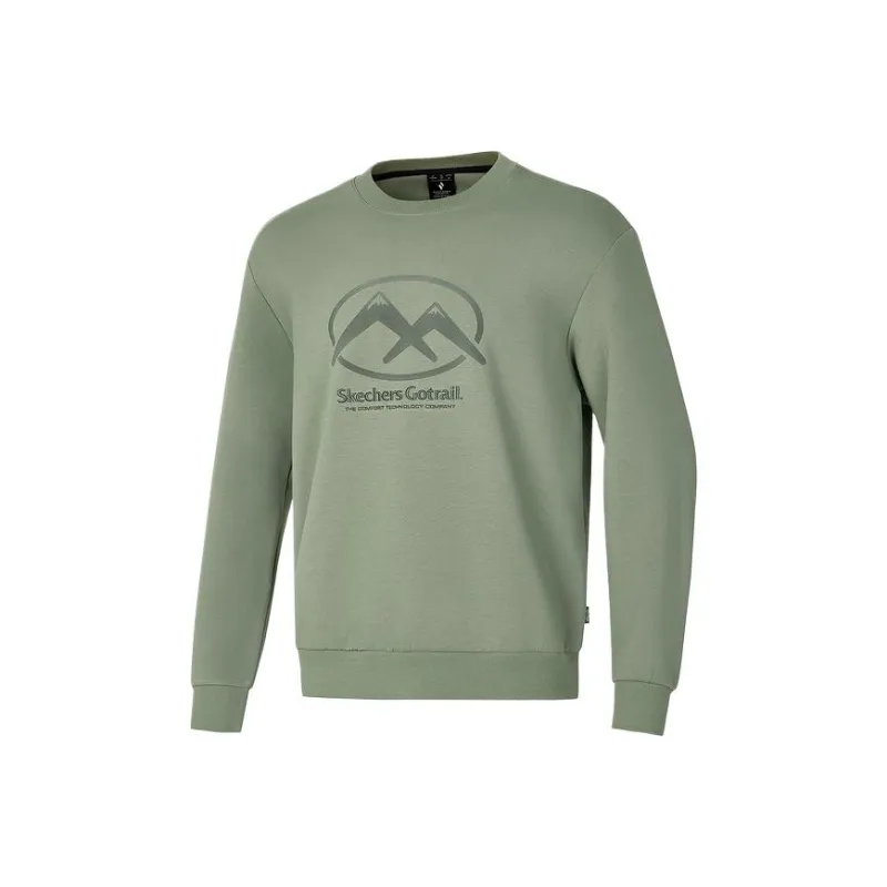 Skechers Mountain And Wild Outdoor Series GO TRAIL Sweatshirt Unisex Orchid Green-0