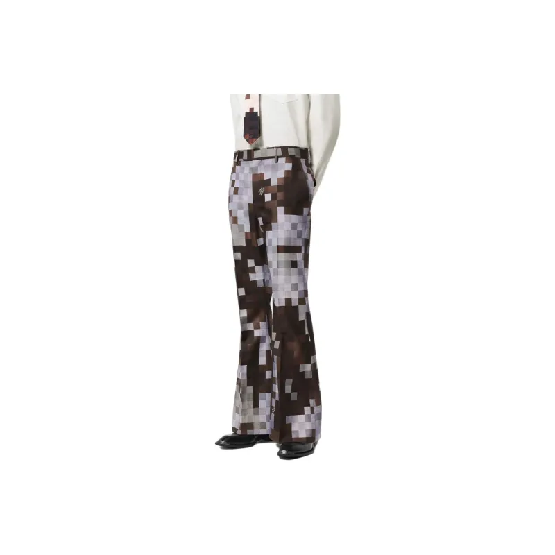 LOUIS VUITTON Silk And Wool Blend Tailored Flared Pants-0