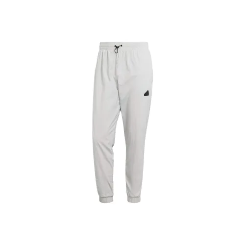 Adidas Sport Performance Knitted Sports Pants Men's Gray