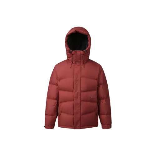 SALOMON Down Jacket Unisex Dark Red