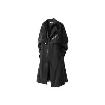 Ice flying Trench Coats Unisex