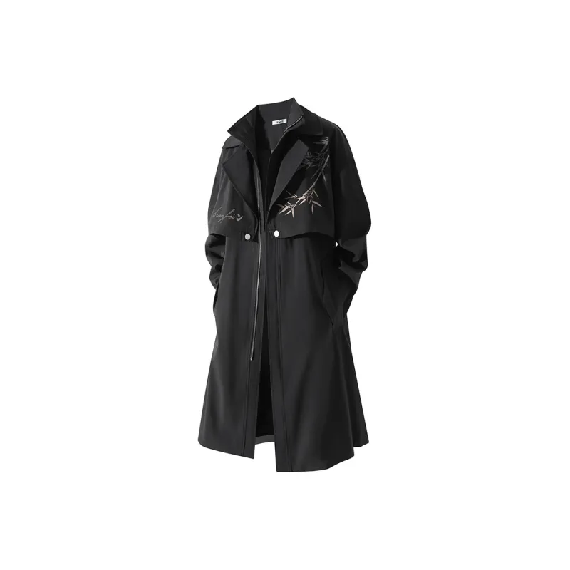 Ice flying Trench Coats Unisex-0