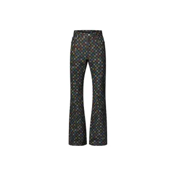 LOUIS VUITTON Damier Flared Denim Pants