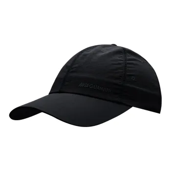 Anta Taslon's Crumpled Cloth Baseball Caps Unisex Black