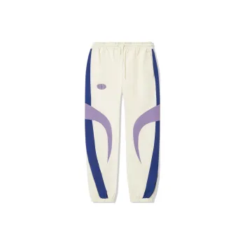 LiNing Knitted Sports Pants Unisex Ecru
