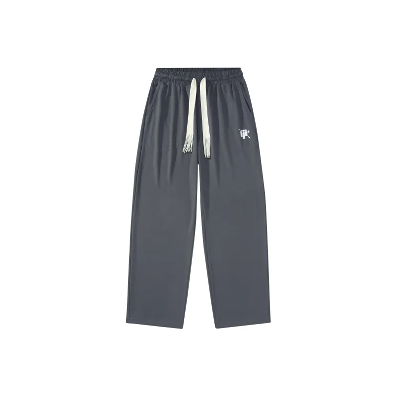 DNBH Straight Fit Knitted Fabric Sports Pants Unisex-2