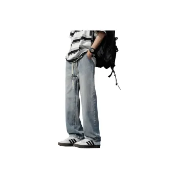 MARK WAFFLE Jeans Unisex Light Blue