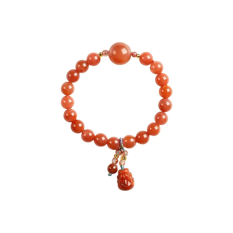 Phoenisess Southern Red Agate Bracelets Women's-0