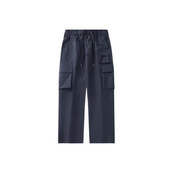 SONGS ALONG Cargo Pants Unisex Dark Blue