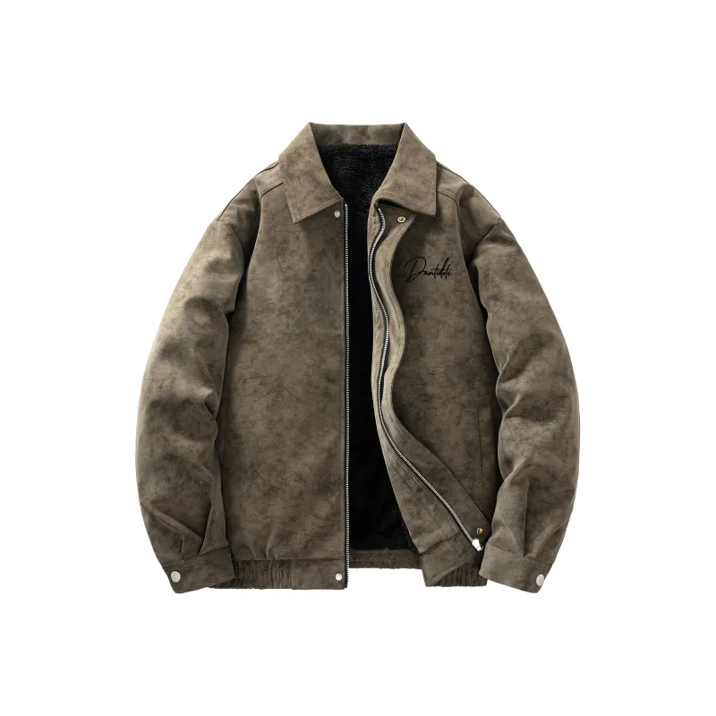 D Antidote Leather Jacket Unisex Coffee-4